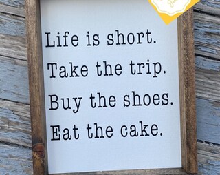 Tazza Ispirazionale 'Life Is Short' 15oz – Regalo Perfetto Per Chi Ama Viaggiare, Fare Shopping E Godersi La Vita – Tazza Da Caffè/Te In Ceramica