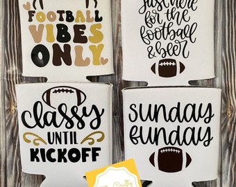 Football Drink Holders/Can Coolers