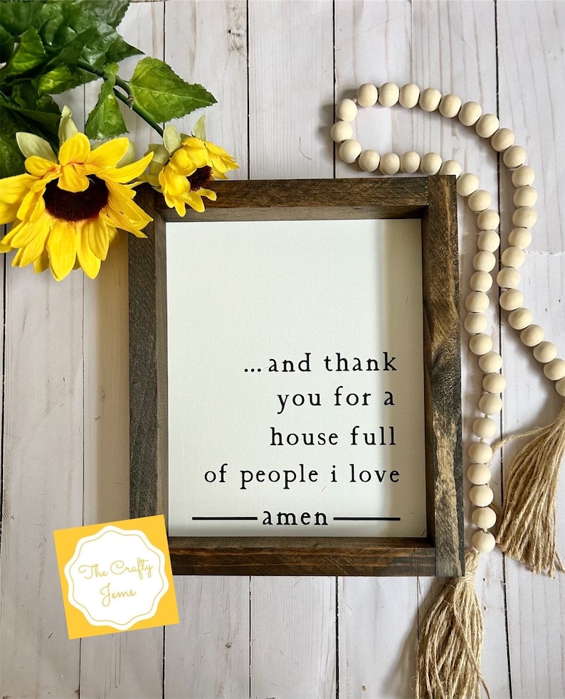 Farmhouse Canvas Sign - Amen