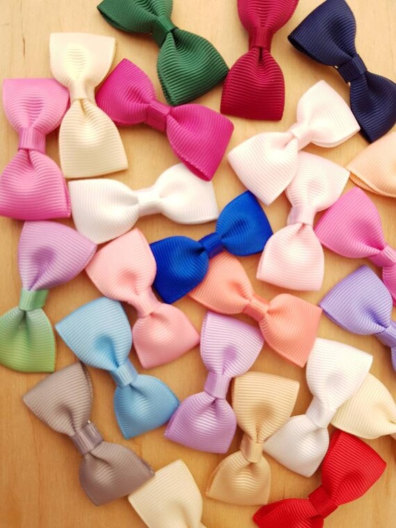 Tiny Baby Hair Bows Baby Hair Clips Toddler Hair Bows Tiny Etsy