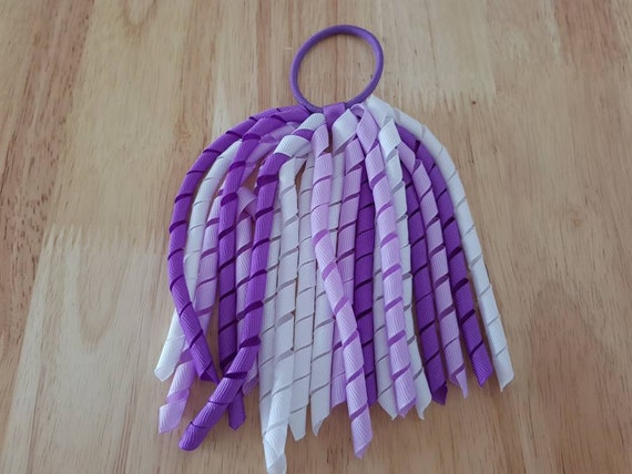 Korker Streamer Hair Bobble Ribbon Bobble Curly Ribbon Etsy