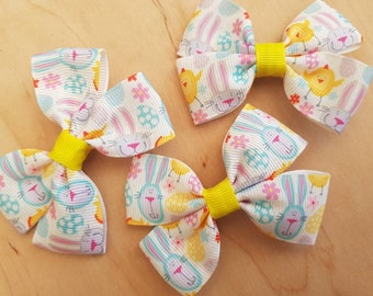 Osterhase Küken Haarschleife, Frühlingsurlaub Haarspange, festliches Accessoire
