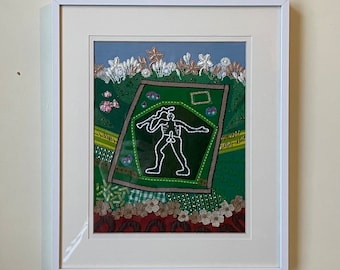 Cerne Abbas Giant textile picture
