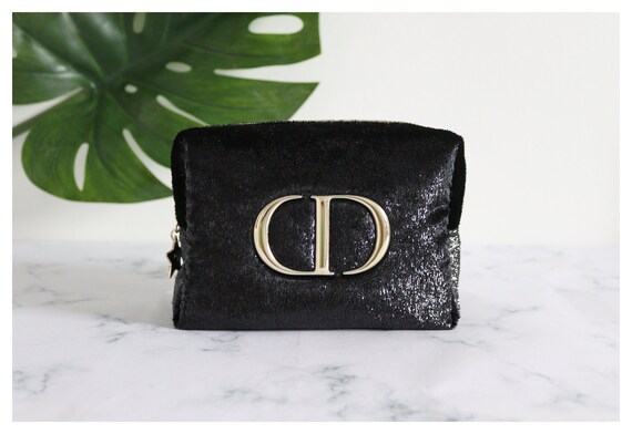 Authentic Black Christian Dior bag/ makeup bag