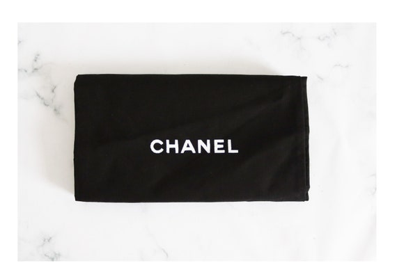 chanel white dust bag