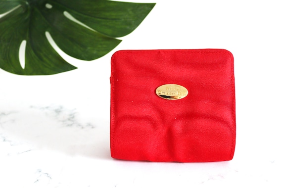 Authentic Red Christian Dior bag/ makeup bag