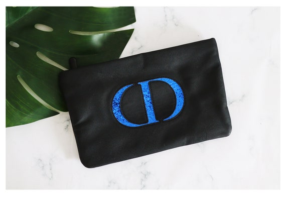 Authentic black Christian Dior bag/ makeup bag