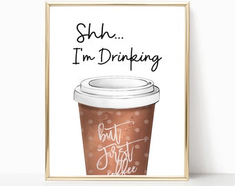 I Turn Coffee Into Education Motivational Wall Art