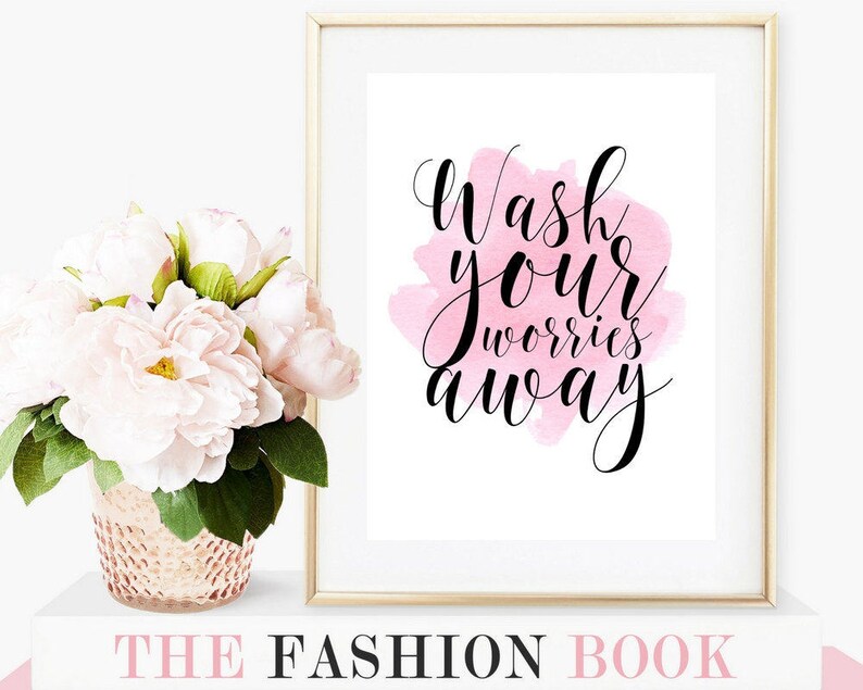 Girl bathroom decor bathroom art bathroom sign wall art Etsy