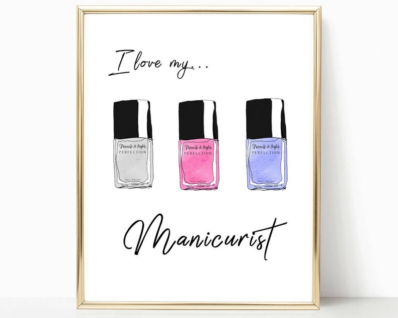 Salon Art Nail Polish Beauty Salon Decor Beauty Quotes Etsy