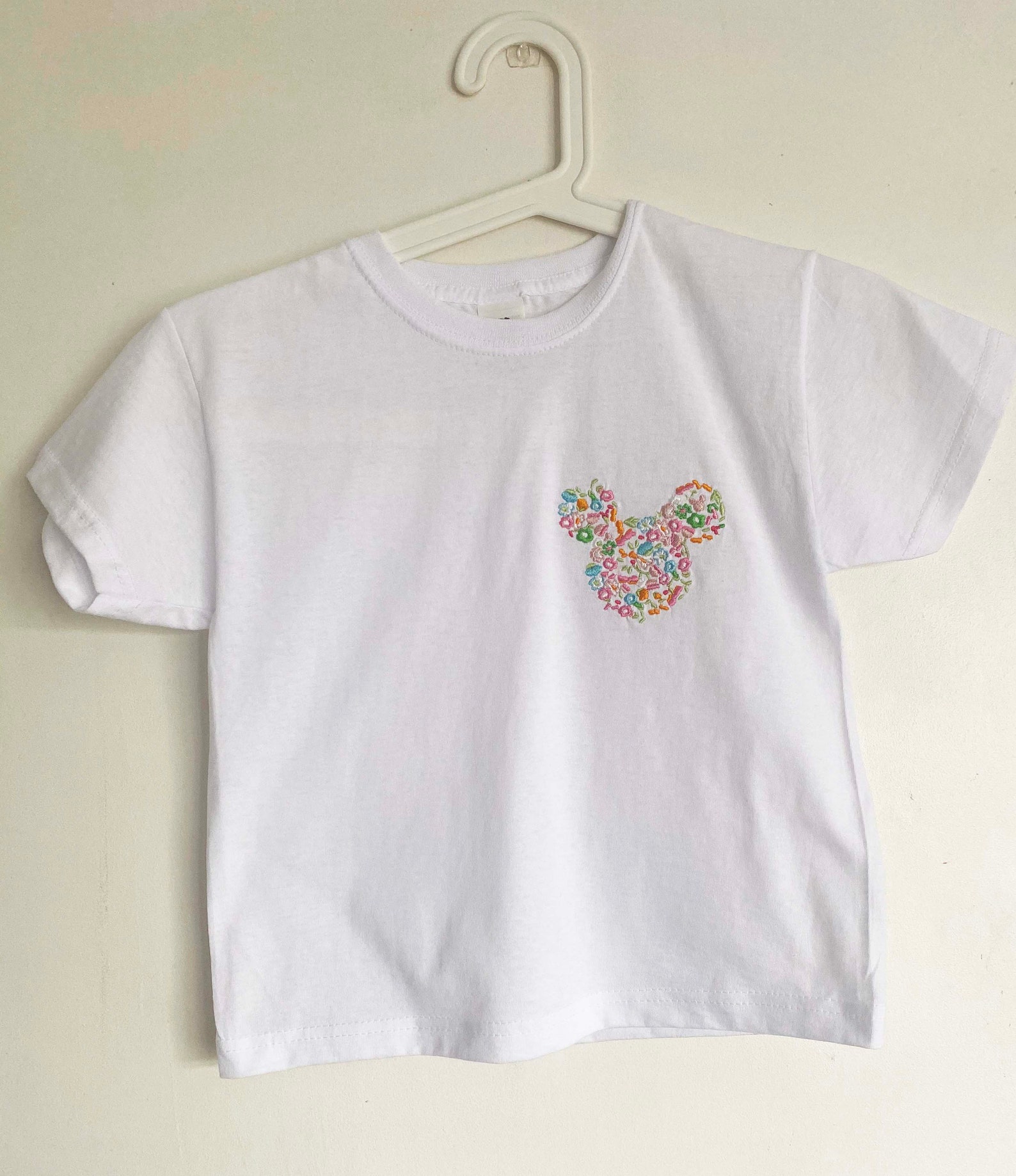 Kids Embroidered Disney T shirts Etsy