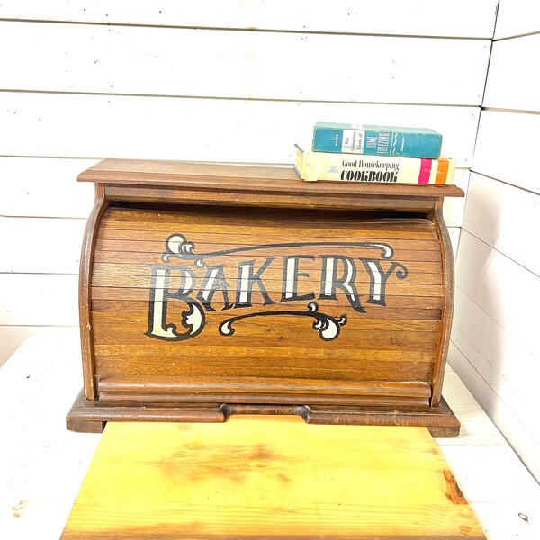 Roll Top Bread Box Etsy