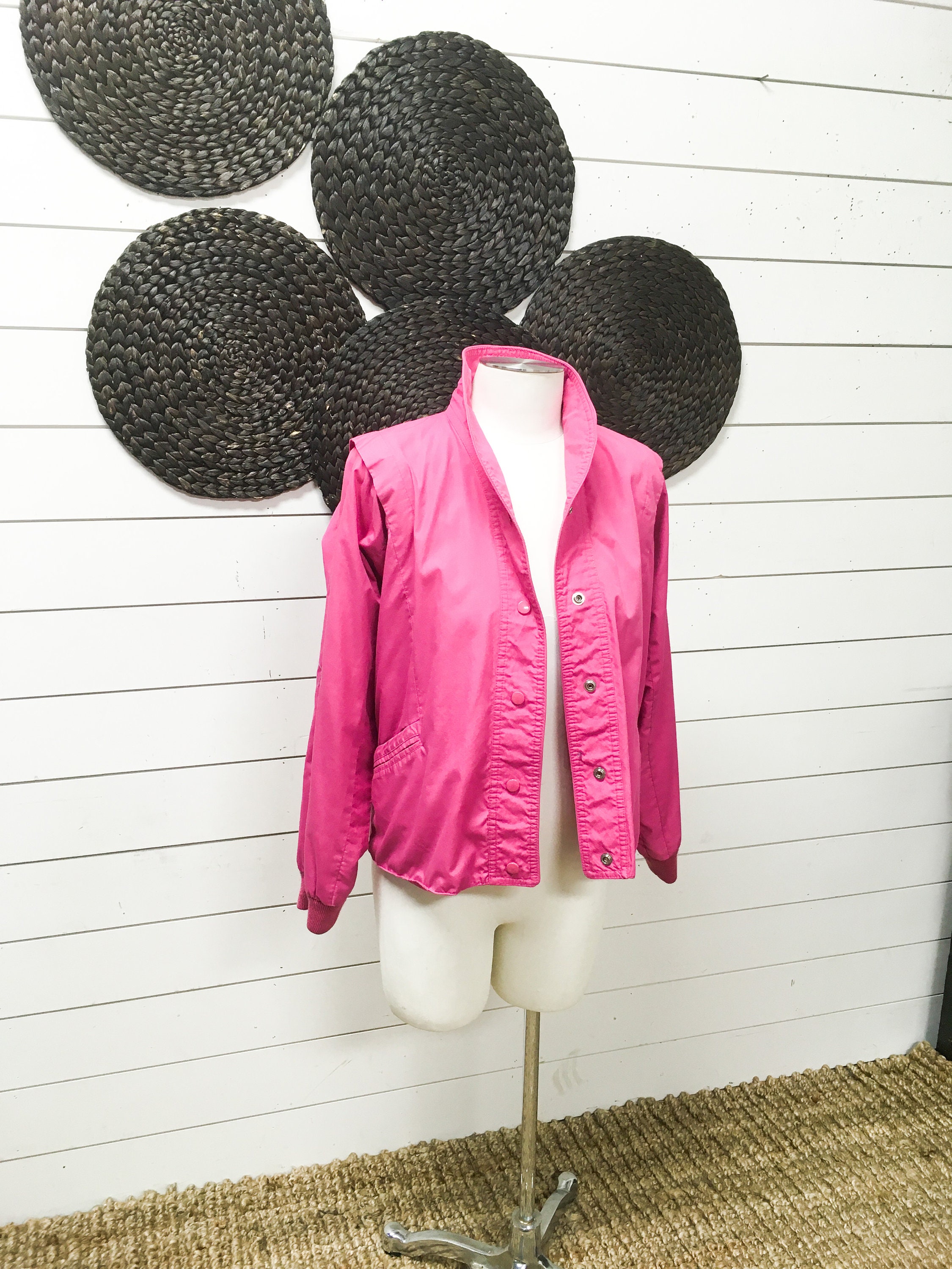 Vintage Jacket Pink Ladies Junior 
