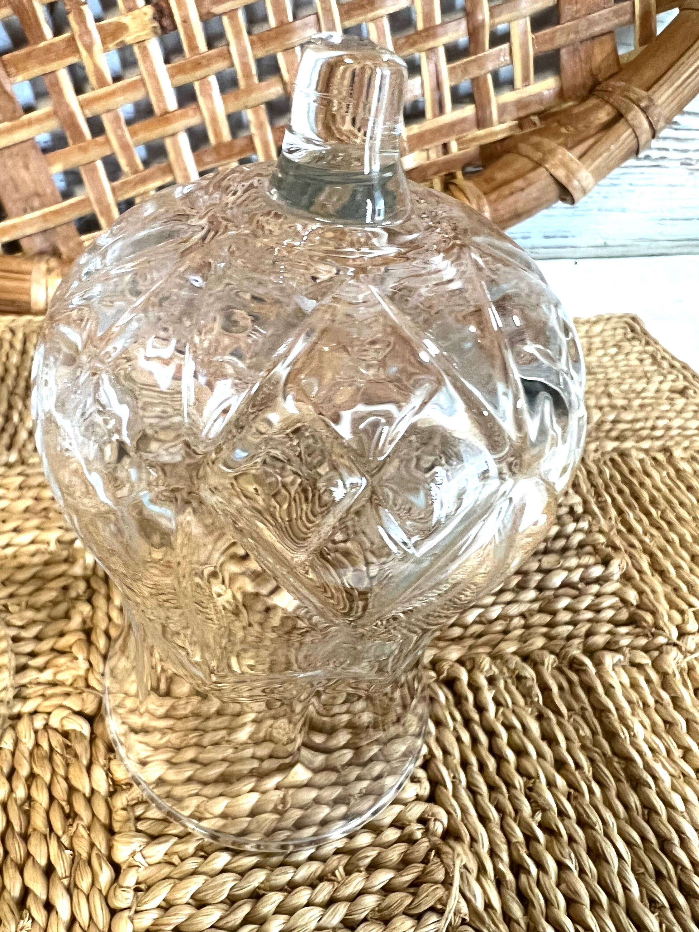 Vintage Candle Sconce Clear Glass Holders Replacement Deco Etsy