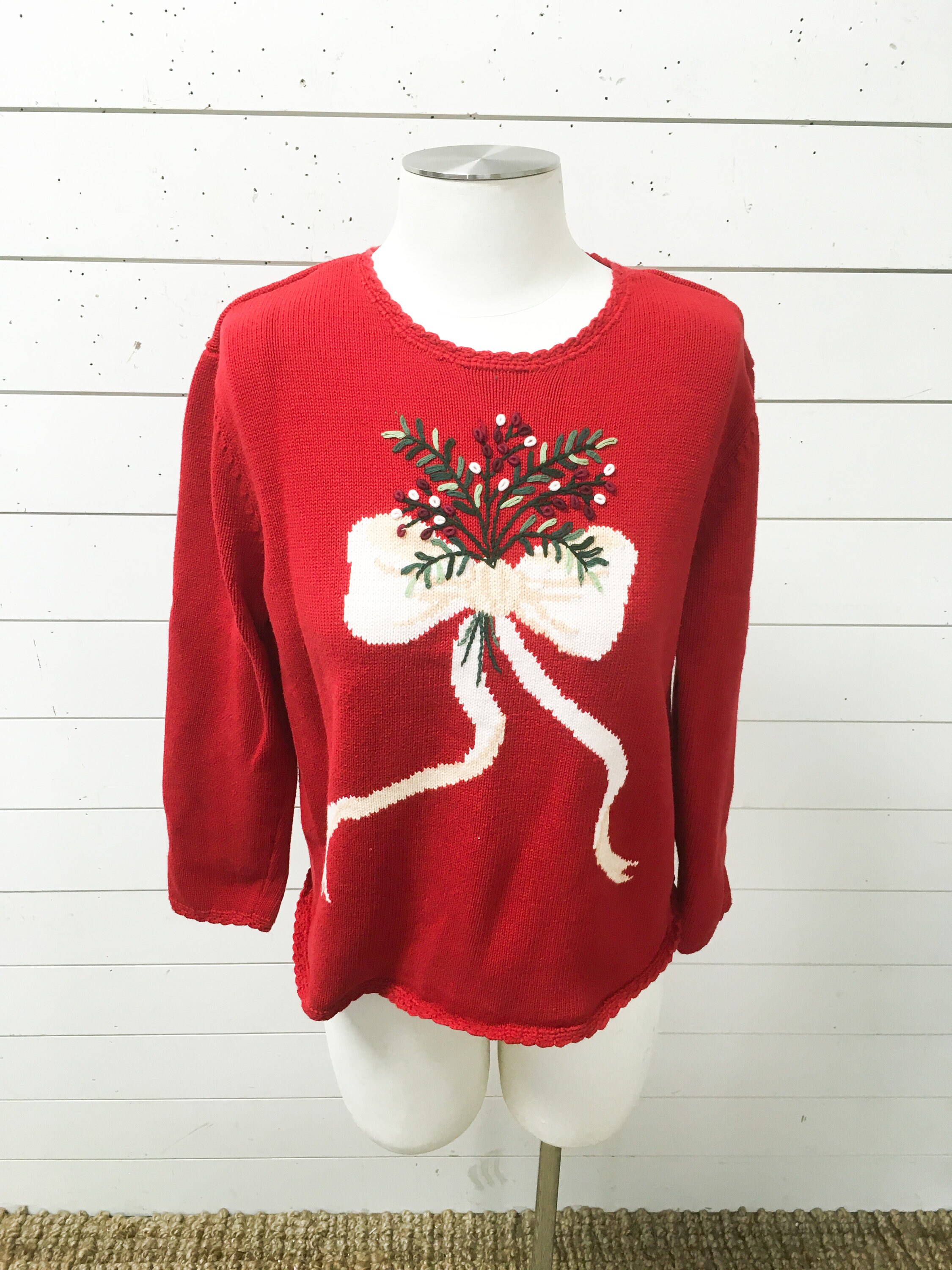 Vintage Sweater Ladies Christmas 