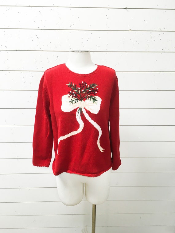 Vintage Sweater Ladies Christmas 