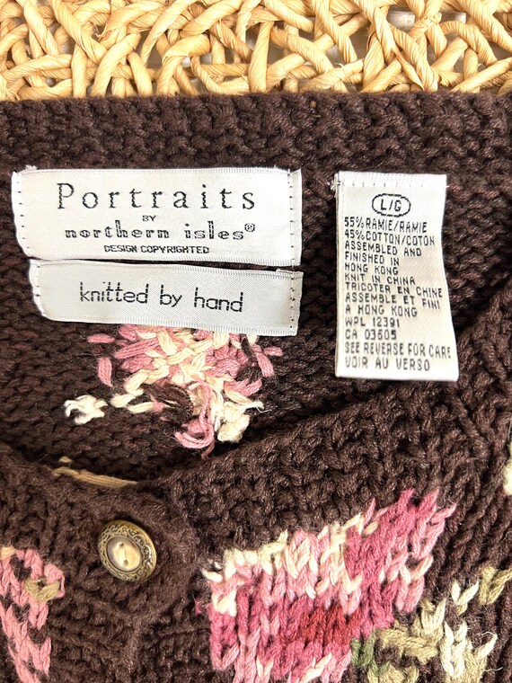 Vintage cardigan sweater portraits northern isles… - image 3