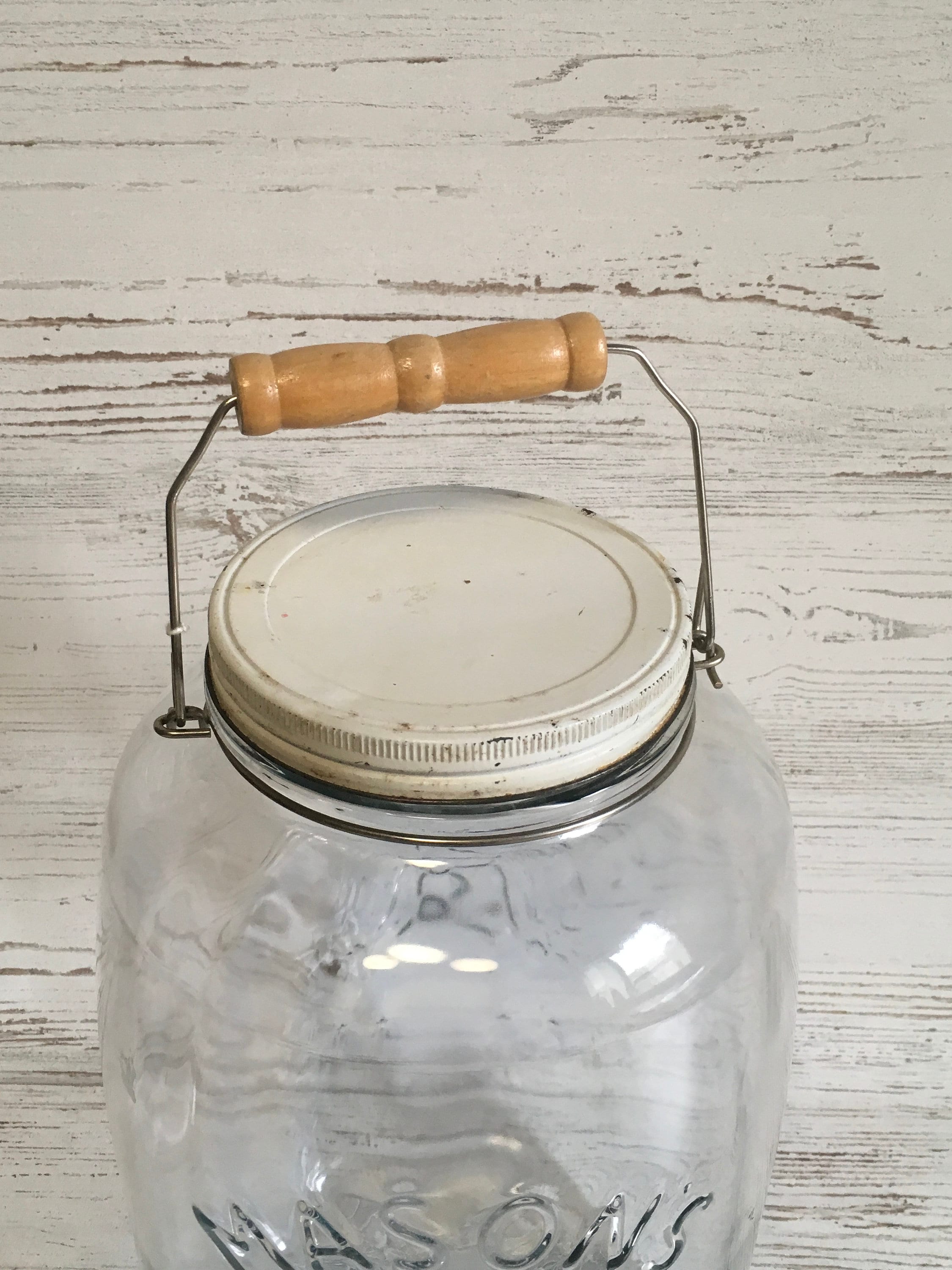 Vintage Mason Jar Eagle 2 1/2 Gallon Pickle Jar Decor Etsy