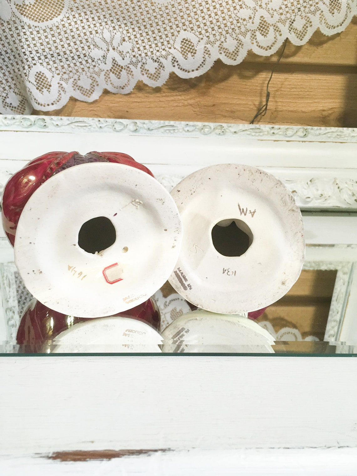 Vintage figurine Victorian man woman statue decor mexico | Etsy