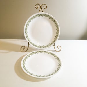 Vintage Corelle plates green daisy plates crazy Daisy 8 1/2” replacement retro decor Pyrex
