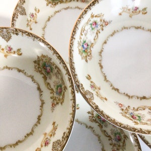 Vintage bowls meito China replacement dessert decor wedding Japan