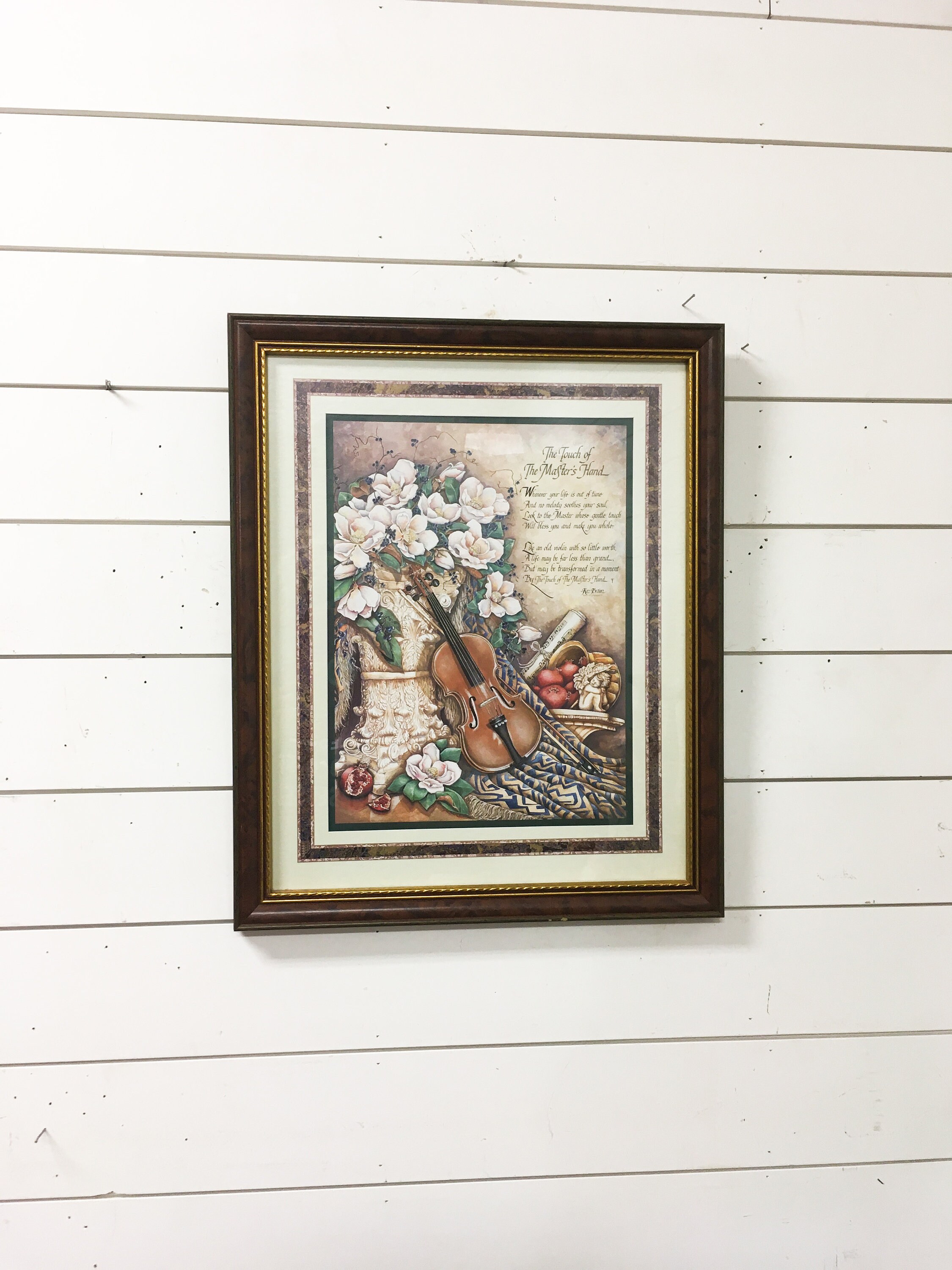 Vintage wall decor framed picture home interior Homco touch of | Etsy