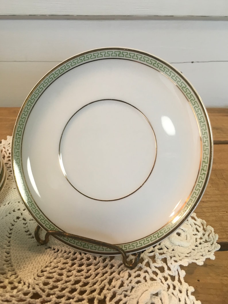 Vintage saucer h/&c sauer sell replacement plate decor wedding serving china craft repurpose