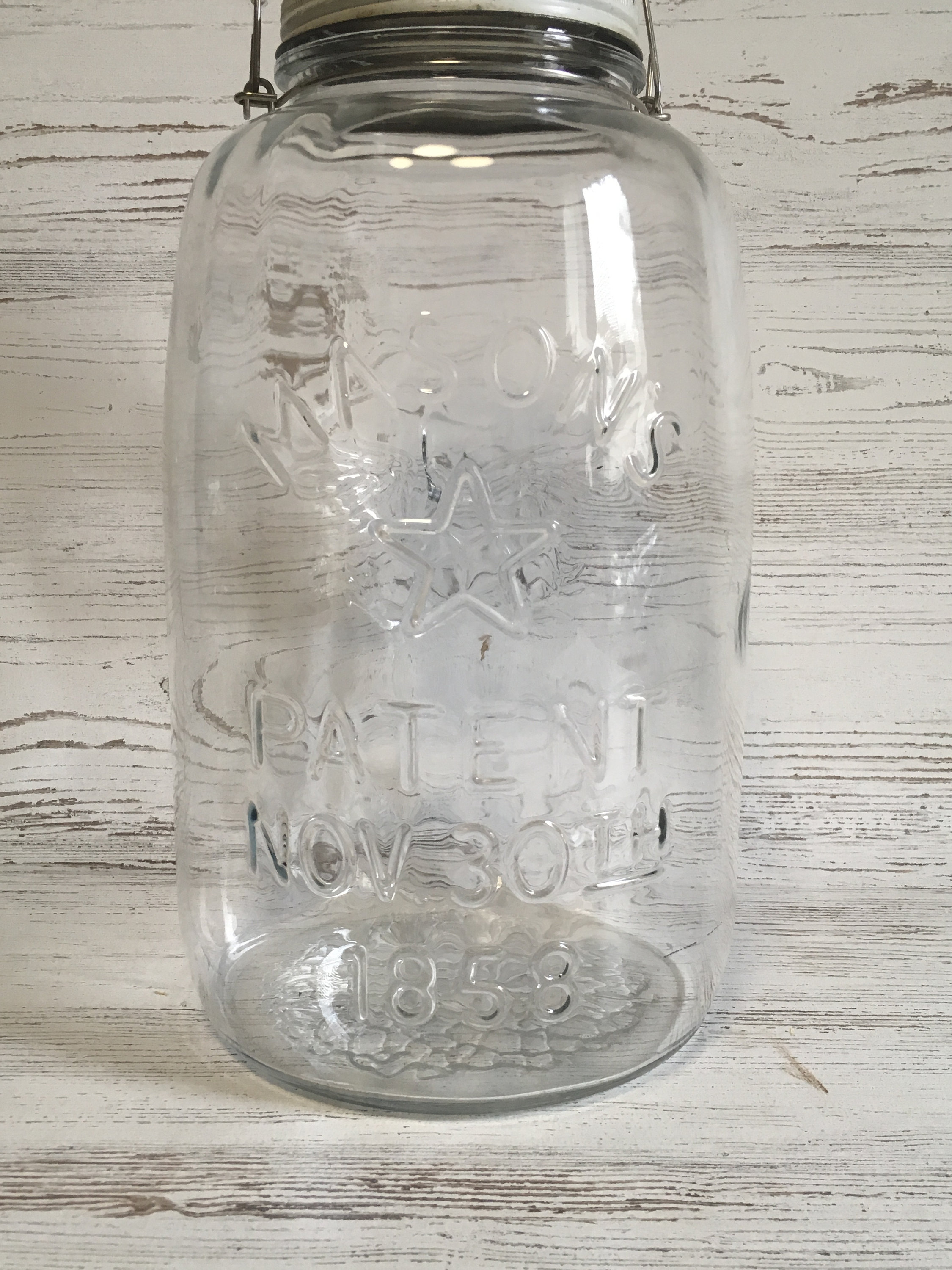 Vintage Mason Jar Eagle 2 1/2 Gallon Pickle Jar Decor Etsy