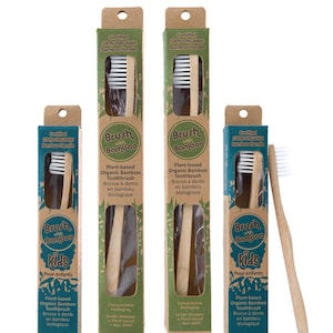 Brosse à dents en bambou - Adultes - Enfants