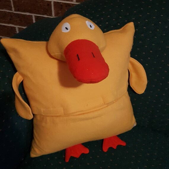 Pillow Pals Reading Cushion Animal Etsy