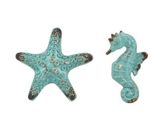 Seahorse Drawer Pull Etsy