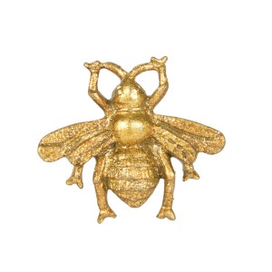 Golden Gold Busy Bee Drawer Knob Drawer Handle image 1