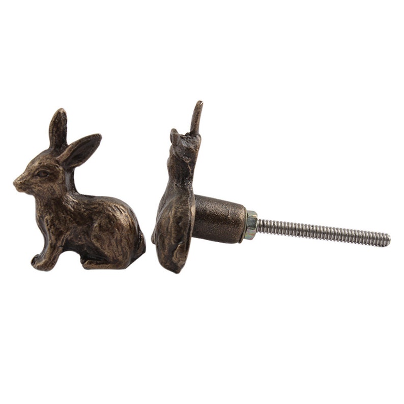 Drawer Lack Rabbit Woodland Rabbit Drawer Knob Pull - Etsy