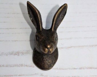 Hare Drawer Knob Drawer Handle, Rabbit Drawer Knob Pull Animal Cupboard Knob Woodland Decor