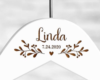 Bridesmaid Hangers, Wedding Hanger, Wooden Engraved Hanger, Wedding Name Hangers, Bridal Hanger,Personalized Bridesmaid Gift,Bridesmaid Gift