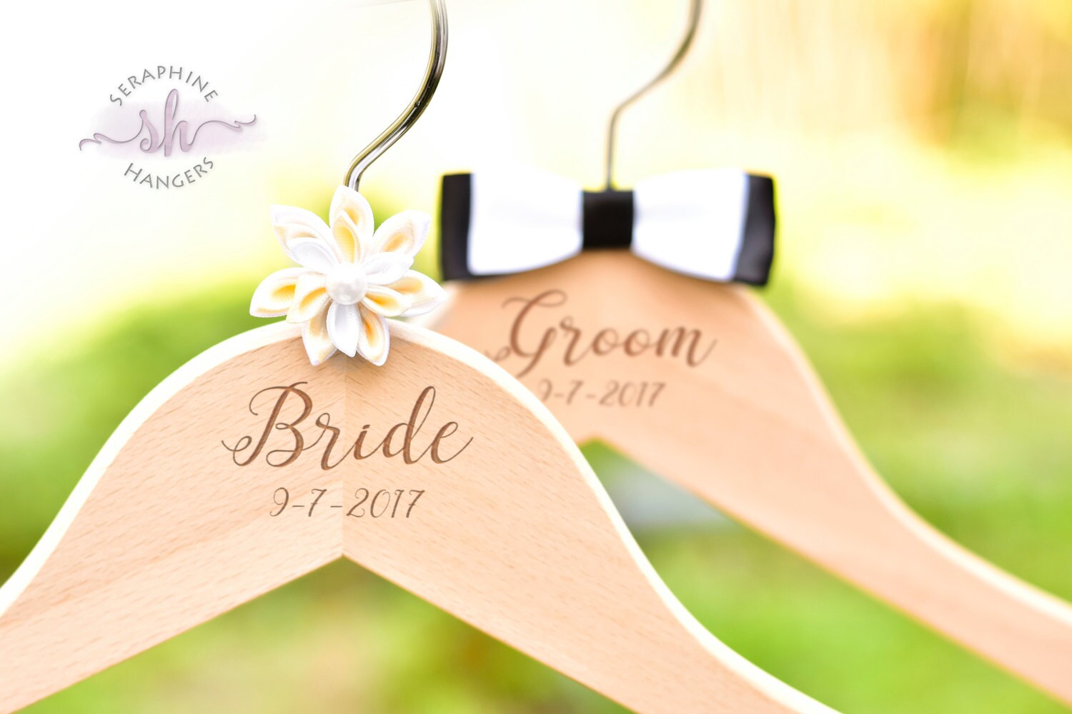 Bride and Groom Hangers/Bride Hanger/Groom Hanger/Wedding Etsy
