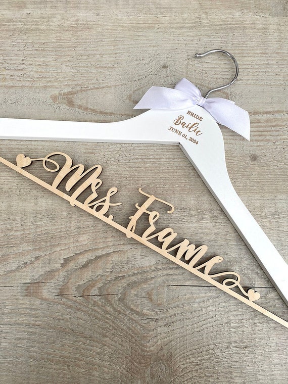 Etsy wedding dress hanger sales