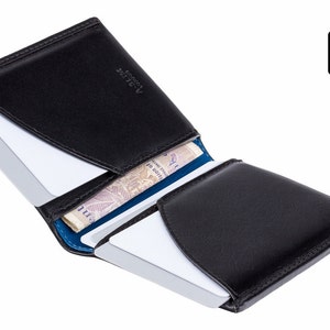 Portafoglio carta bifold compatta - A-SLIM Origami - Portafoglio carta di credito slim - Portafoglio RFID - Custodia per carta sottile