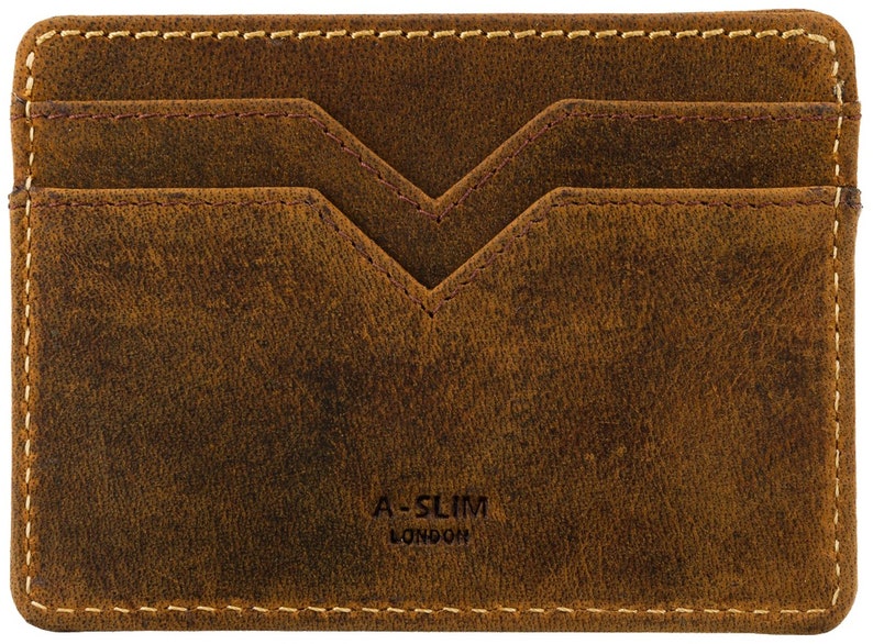 Mens Leather Card Holder Credit Card Wallet Slim Card Holder Wallet