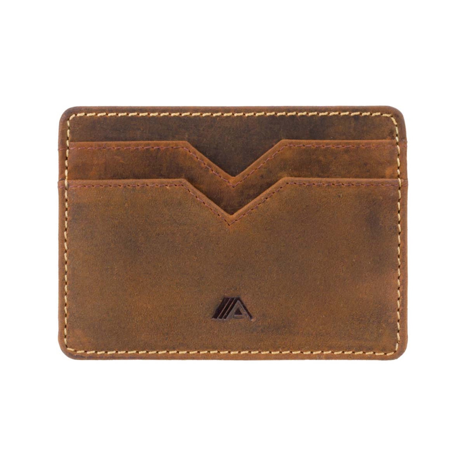 Best Selling Slim Credit Card Holder Wallet Raw Tan Etsy