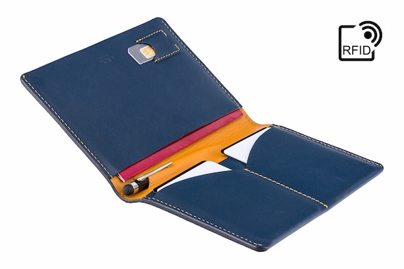 Luxury RFID Leather Passport Holder / Travel Wallet 