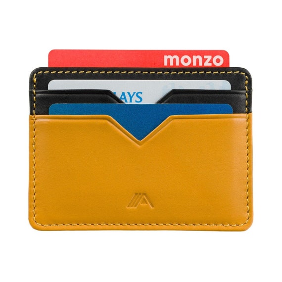 Porte-monnaie avec porte-cartes et cordon imprimé Jaune Otros