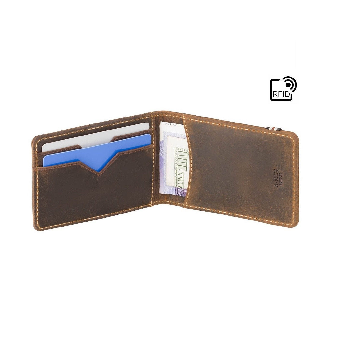mens wallet with elastic strap