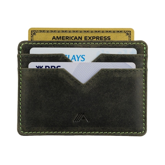 Credit/Debit Card Holder 11 Slot PU Leather Small Zipper Wallet for Men &  Women