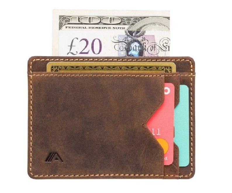 Kumo RFID blocking card holder fully loaded front image