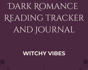 Witchy Dark Romance Reading Tracker