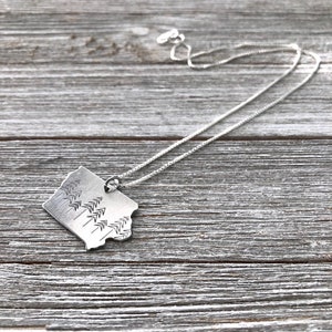 Iowa state necklace-Iowa necklace-gift
