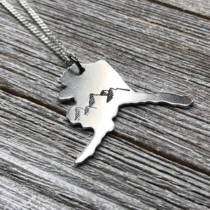 Alaska state necklace-Alaska necklace-gift image 2