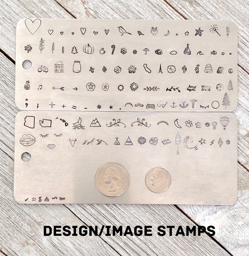 Brass bookmark-custom bookmark-hand stamped bookmark-reader gift image 7