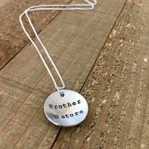 Parks and Rec necklace-Brother Nature necklace-Parks and Recreation jewelry-gift